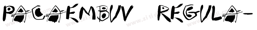 Pacaembuv04 Regula字体转换